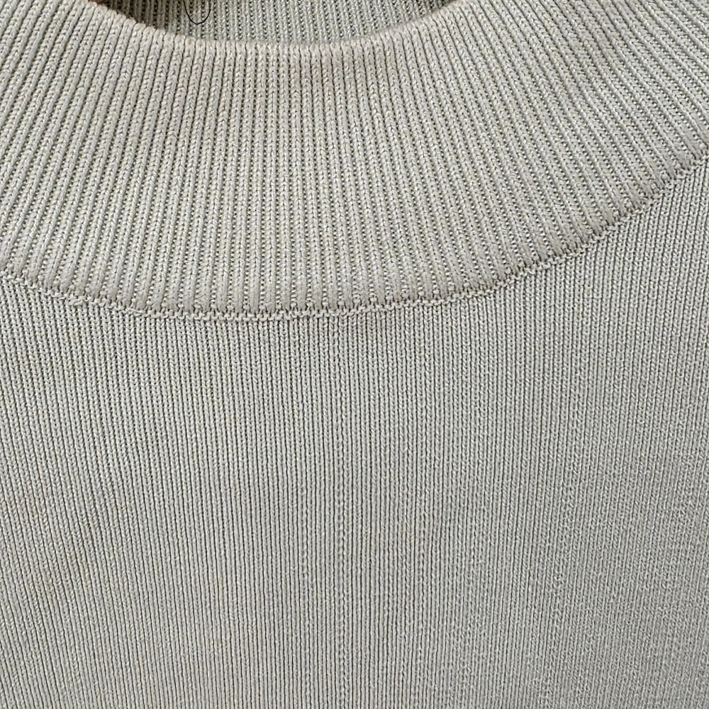 NWT Zara Scalloped Edge Light Green Mint long sleeve knit cropped Knit Sweater M - Picture 15 of 15